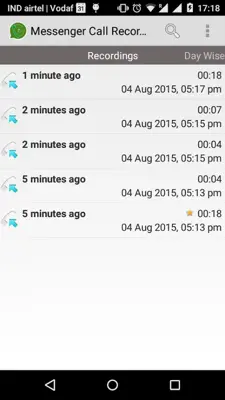 Messenger Call Recorder android App screenshot 3